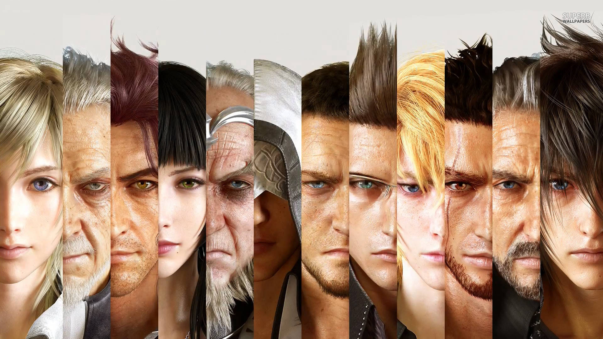 Final Fantasy XV, main cast, video game characters, Full HD Desktop Wallpaper
