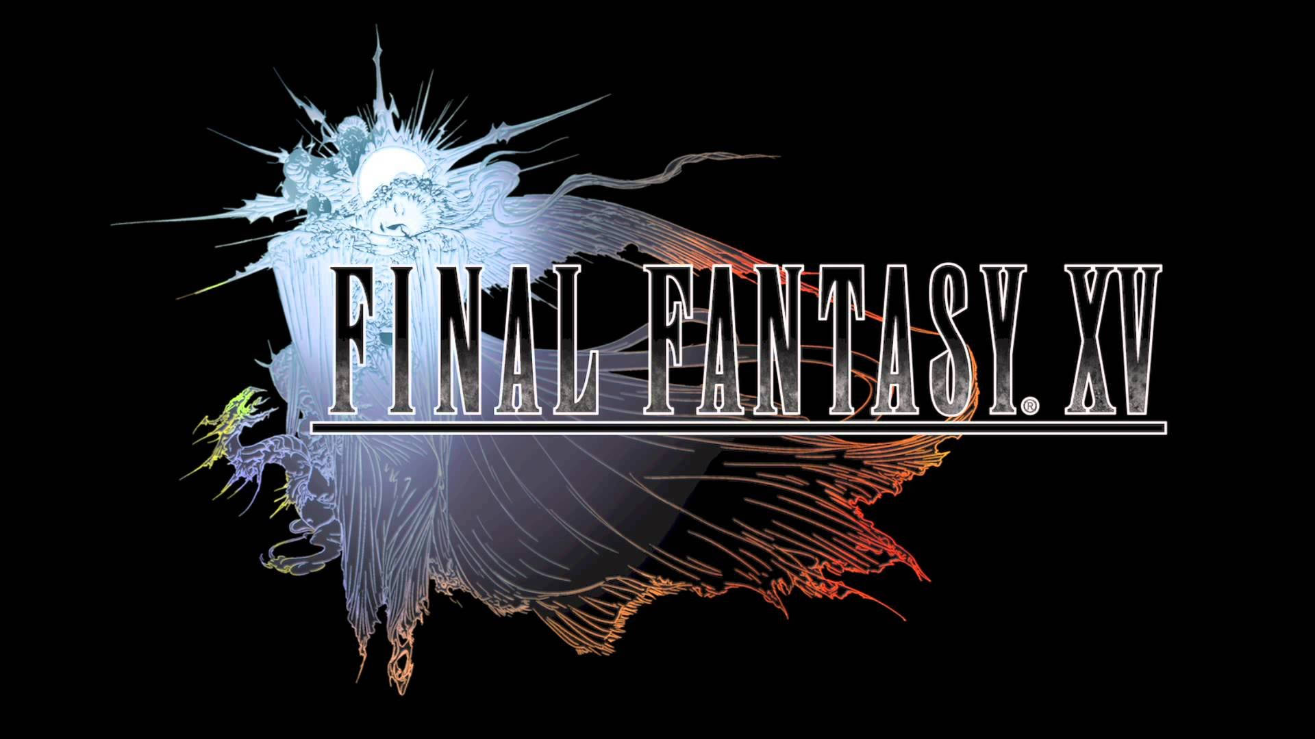 Final Fantasy XV, icy blue, fiery orange, Full HD Desktop Wallpaper