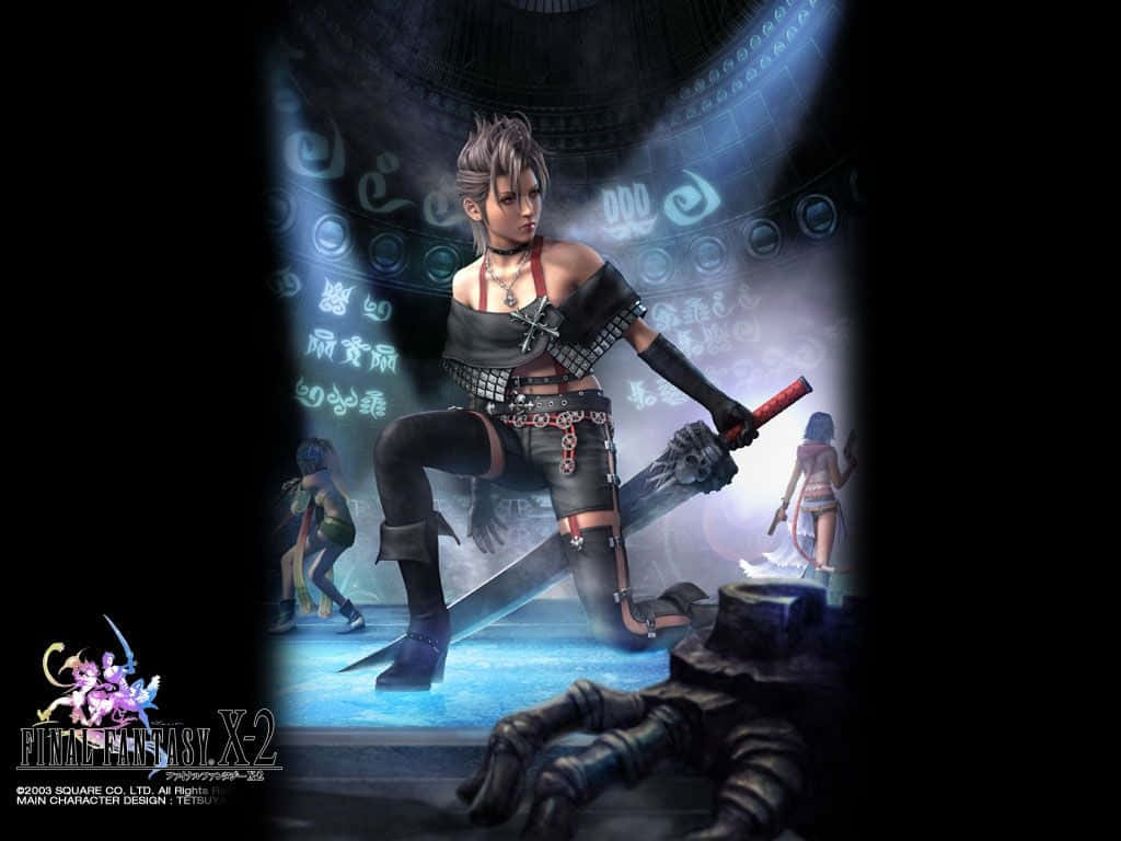 Final Fantasy X, female warrior, glowing sword, SD Desktop Wallpaper