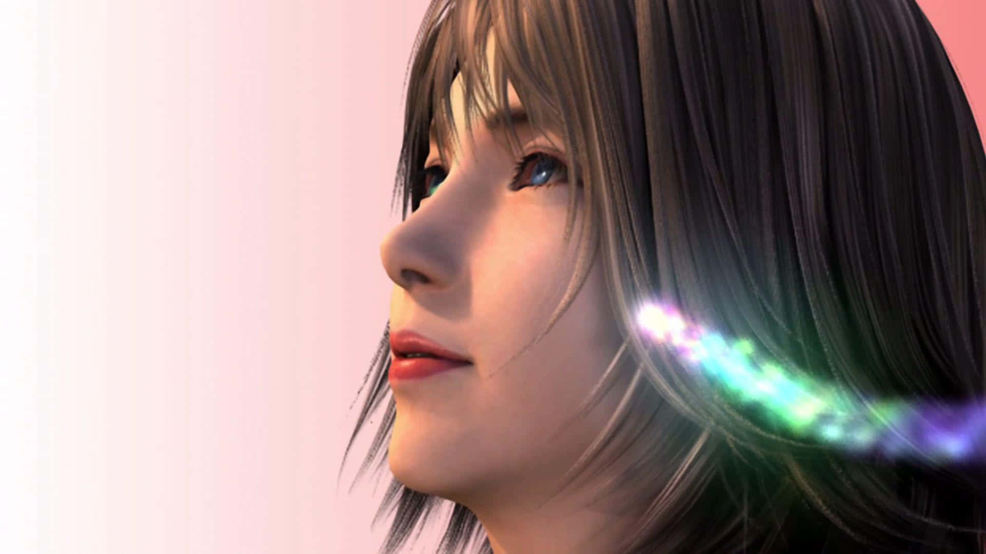 Yuna, Final Fantasy, anime girl, Full HD Desktop Wallpaper