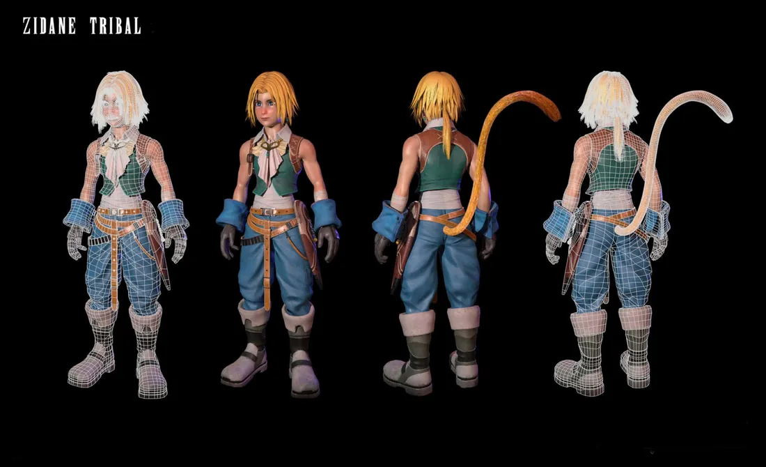 Final Fantasy Zidane Tribal