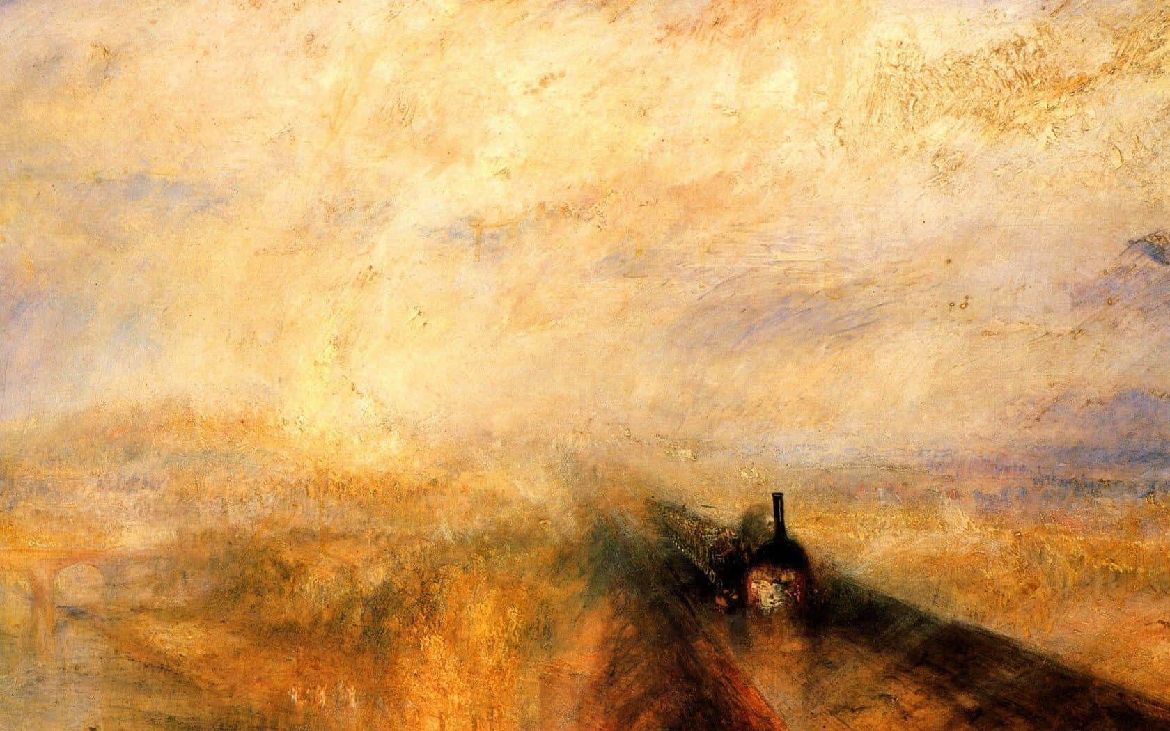 Fine Arts, 1680 x 1050, steam train, HD Desktop Wallpaper
