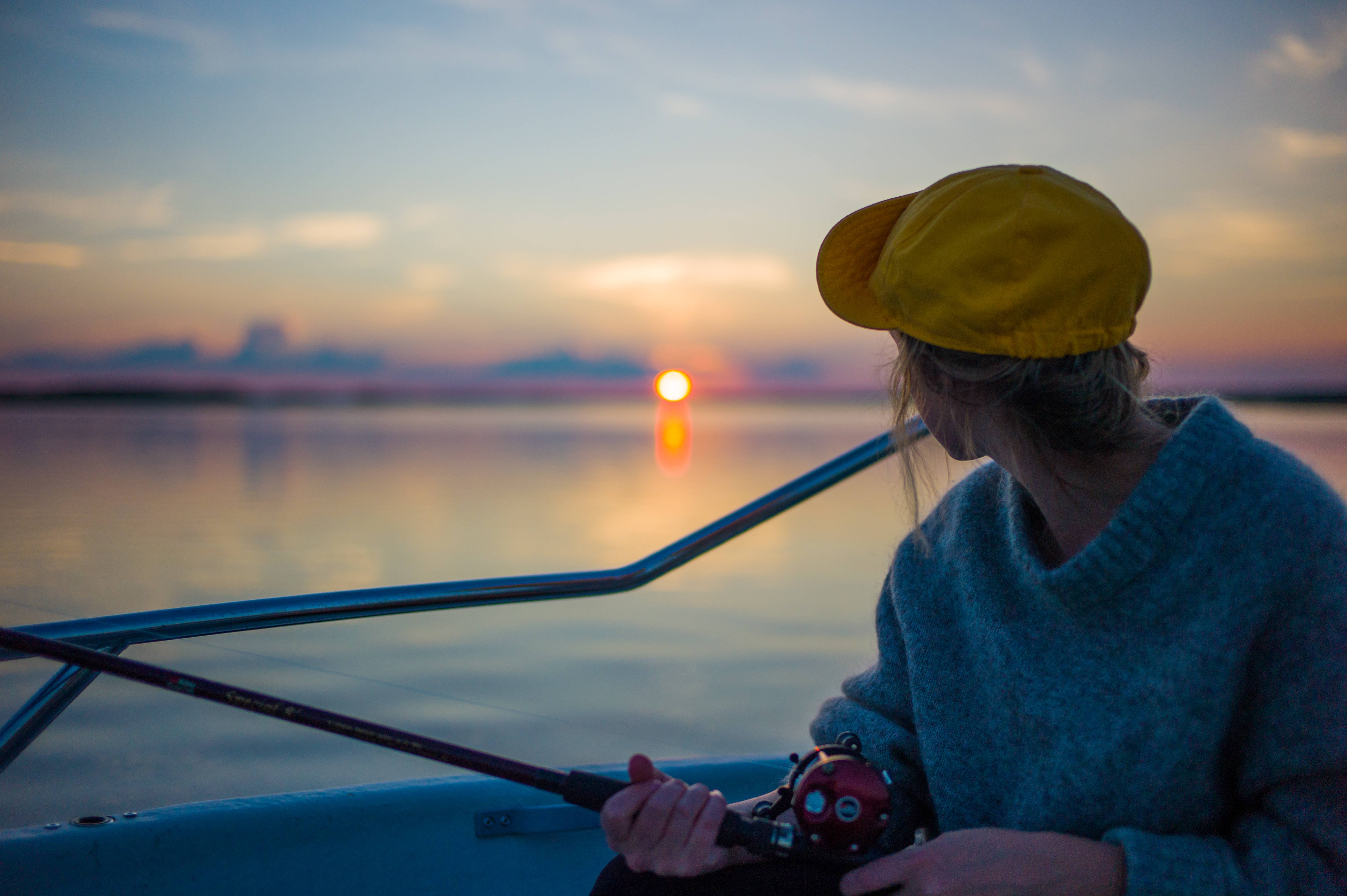 Finland, sunset, yellow cap, 5K Desktop Wallpaper