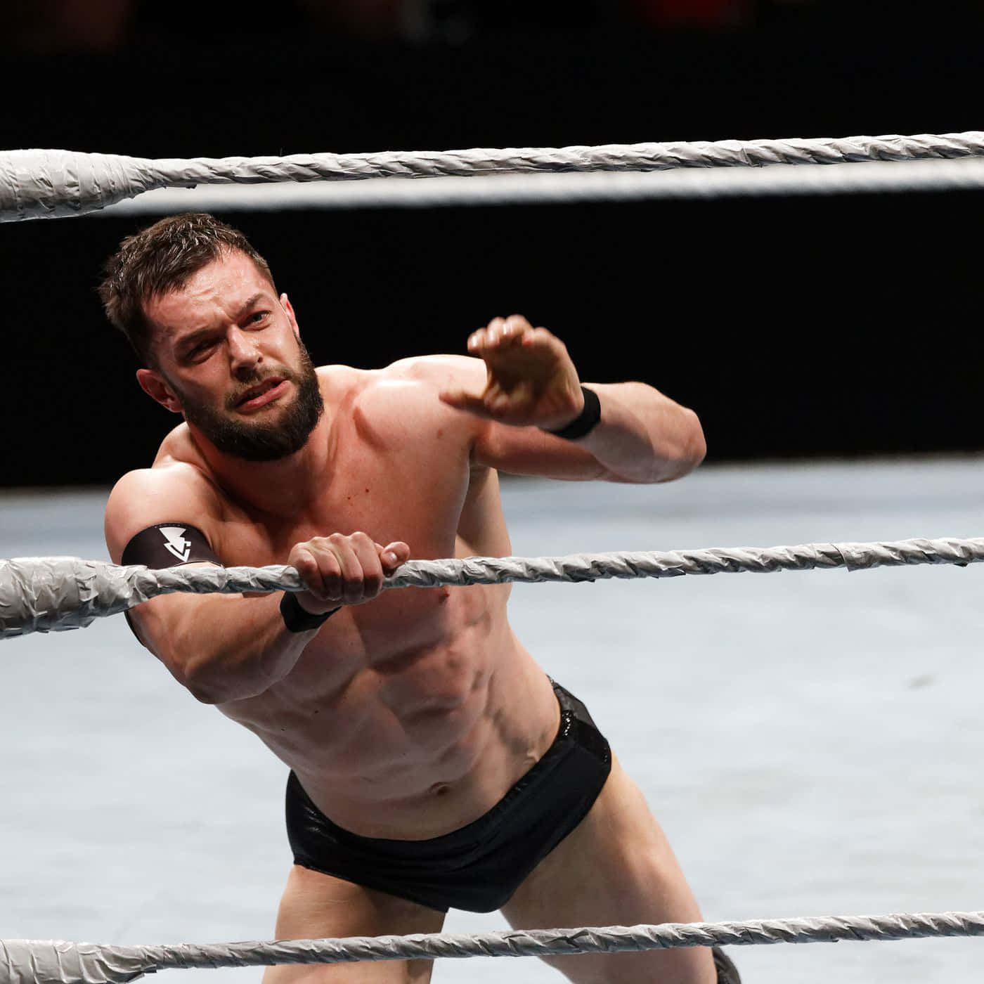 Finn Balor, wrestling ring, arena lights, HD Desktop Wallpaper