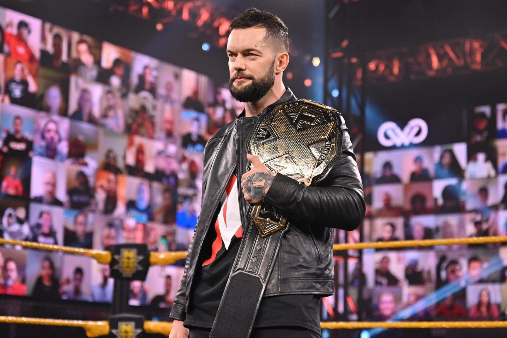 Finn Balor, championship belt, ring, HD Desktop Wallpaper