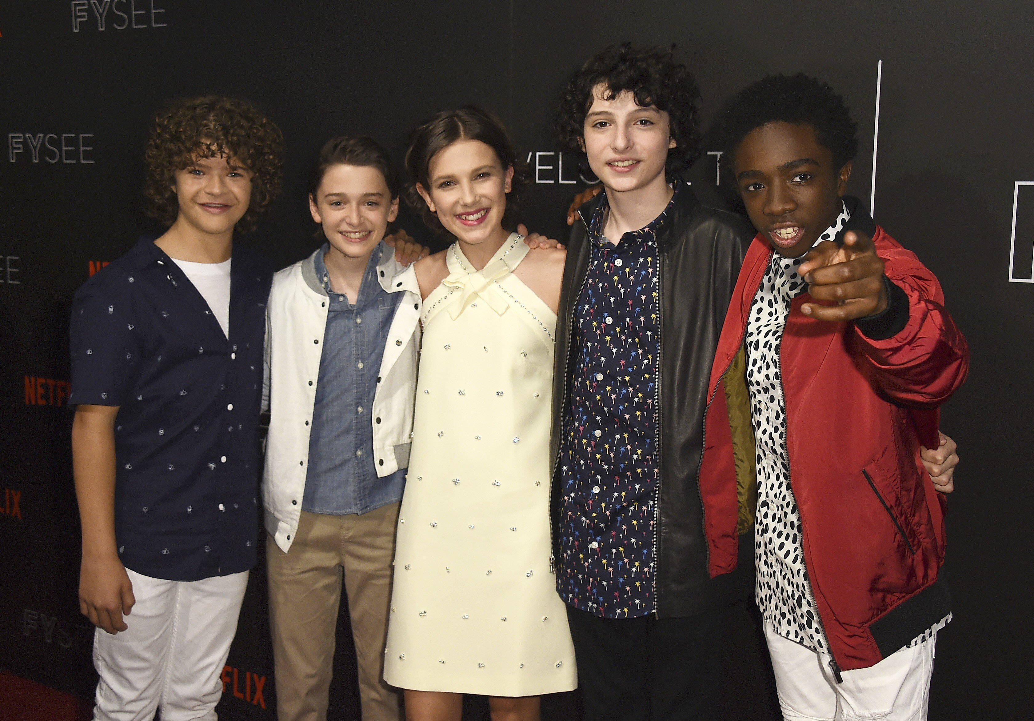 Finn Wolfhard, child actors, red carpet event, 2K Desktop Wallpaper