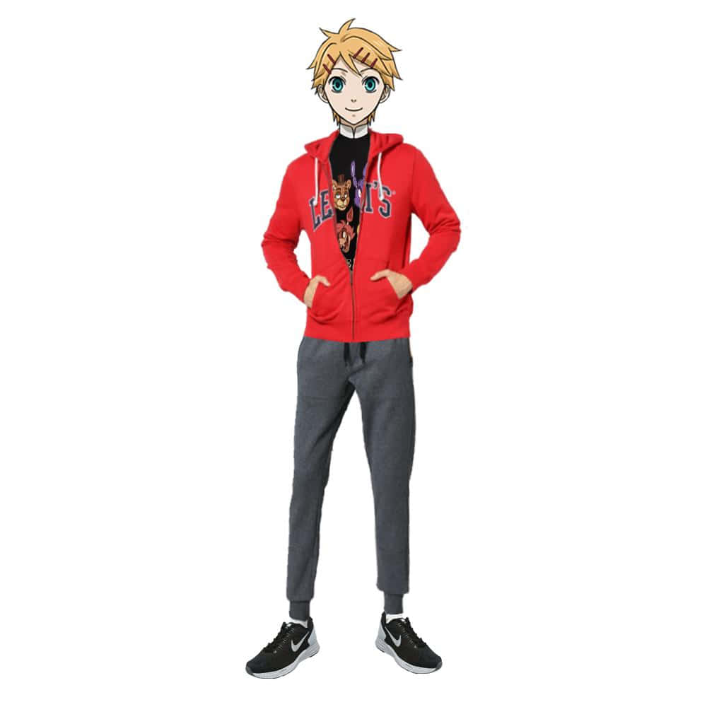 Finnian, Sunset, red hoodie, SD Desktop Wallpaper