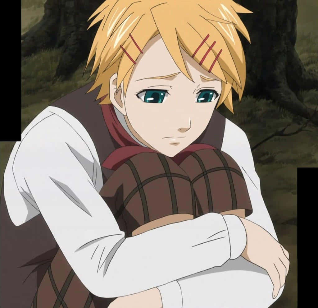Finnian, anime boy, blonde hair, SD Desktop Wallpaper