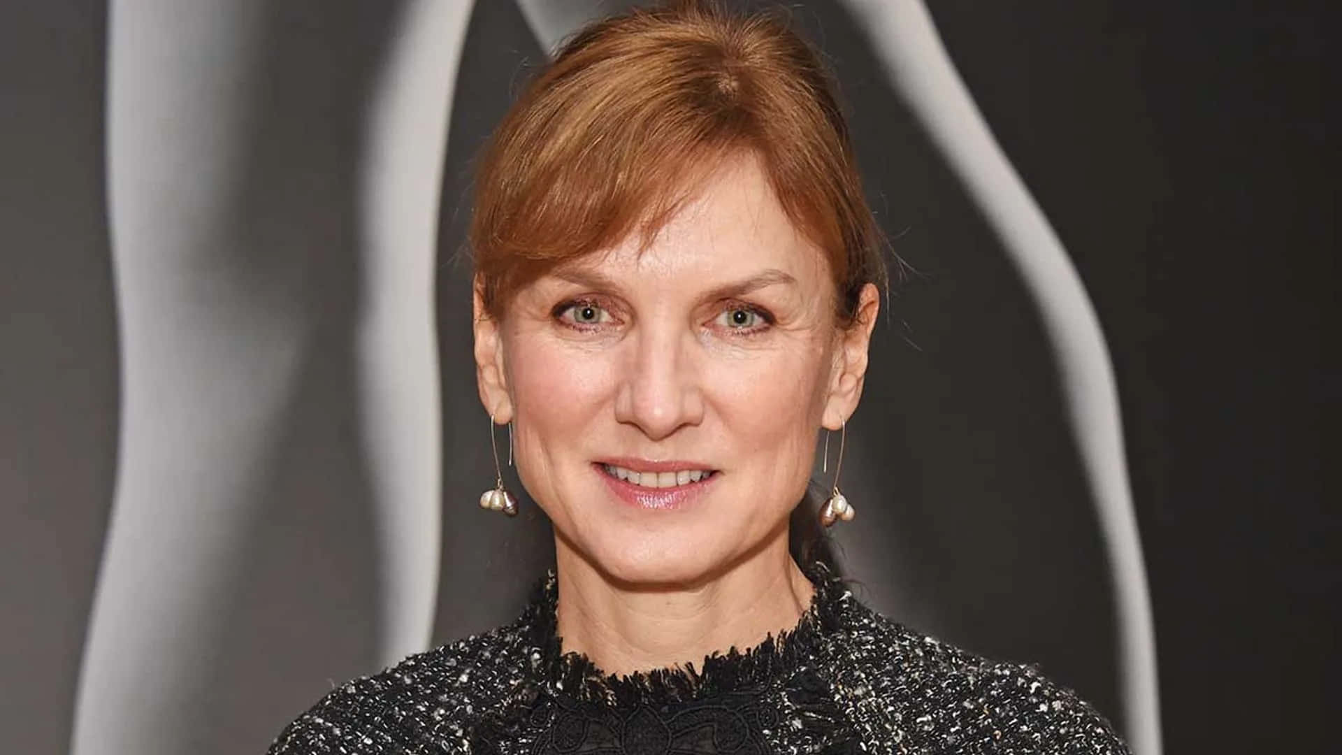 Fiona Bruce, red hair, green eyes, Full HD Desktop Wallpaper