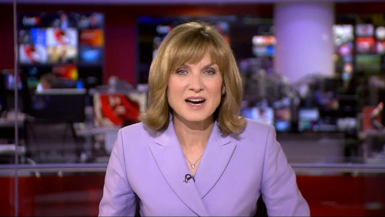Fiona Bruce, lavender blazer, modern studio, HD Desktop Wallpaper
