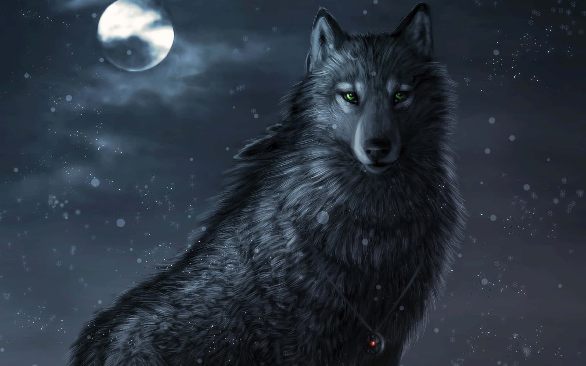 fire and ice wolf, 1997, gray wolf, Full HD Desktop Wallpaper