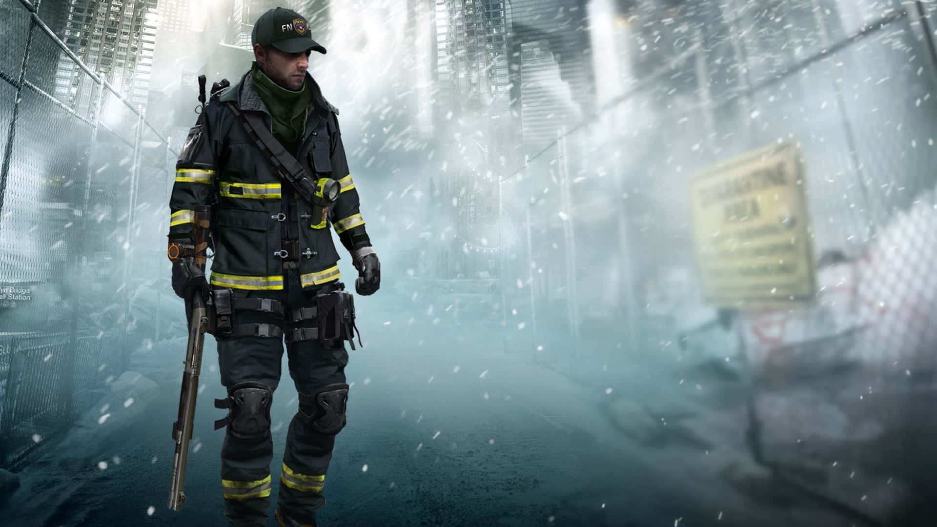 Fire Department, firefighter, full gear, Full HD Desktop Wallpaper