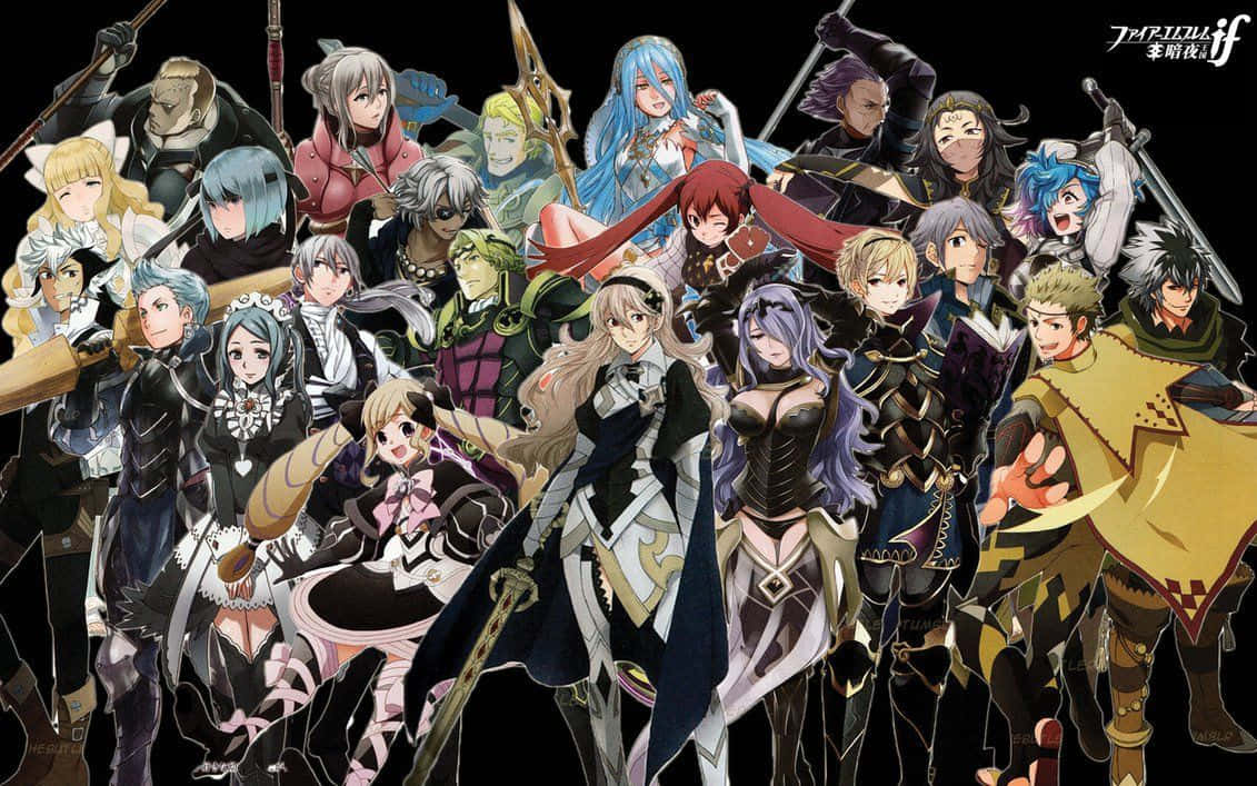 Fire Emblem Fates, anime, fantasy warriors, SD Desktop Wallpaper