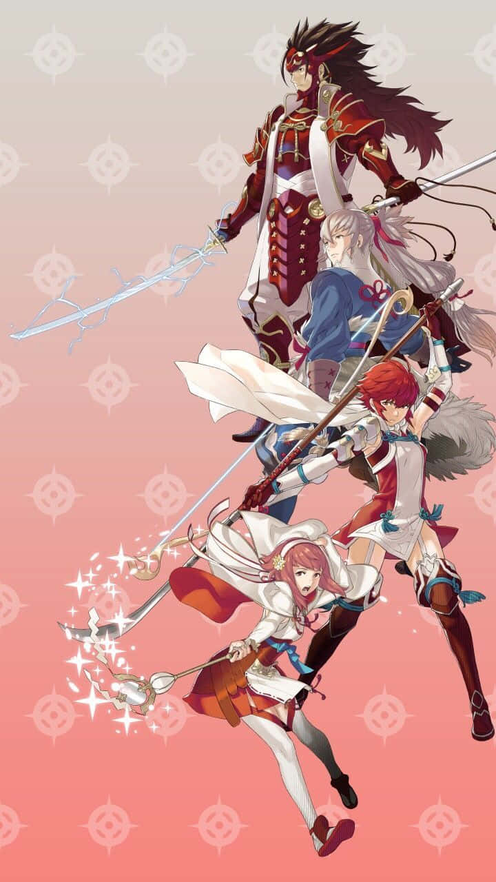 Fire Emblem Fates, anime warriors, swords, HD Phone Wallpaper