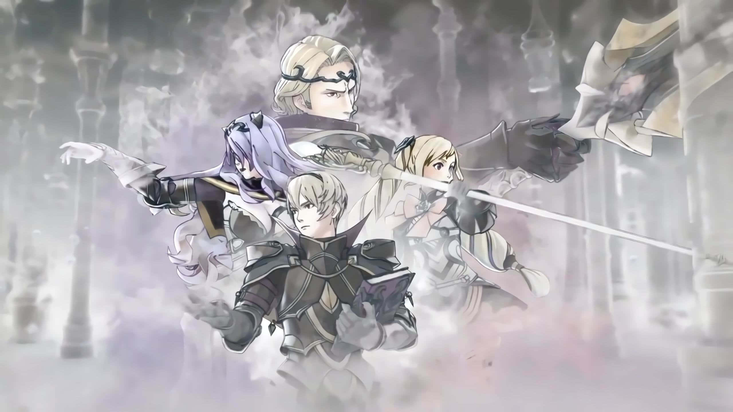 Fire Emblem Fates, anime warriors, armor, 2K Desktop Wallpaper