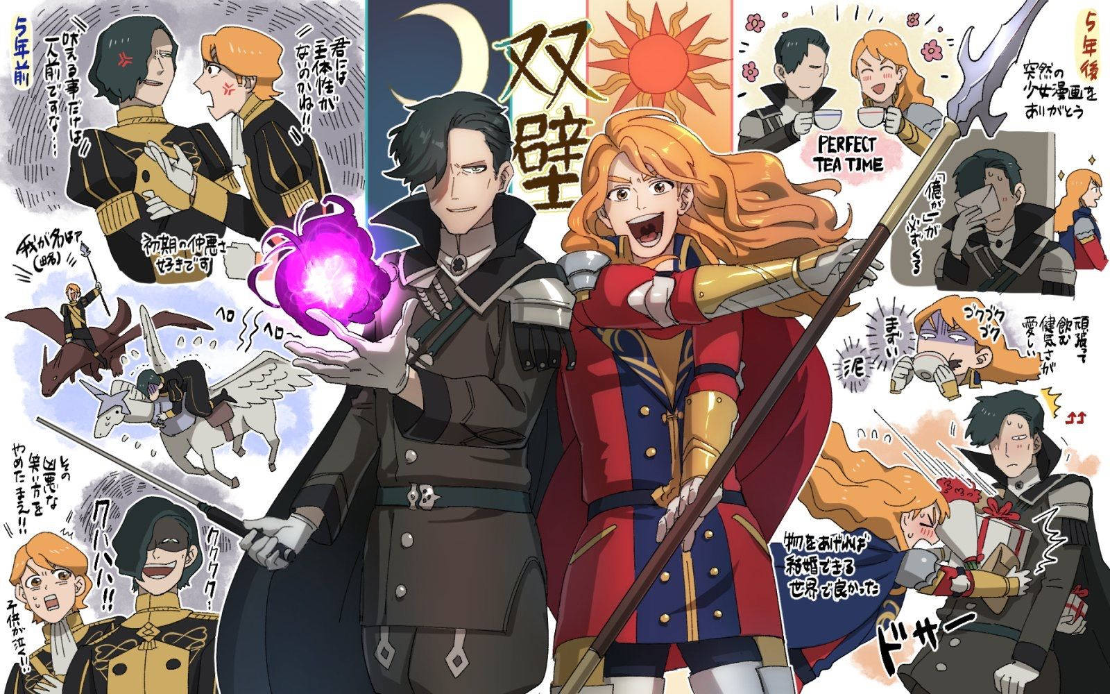 Fire Emblem: Three Houses, anime characters, fantasy armor, HD Desktop Wallpaper