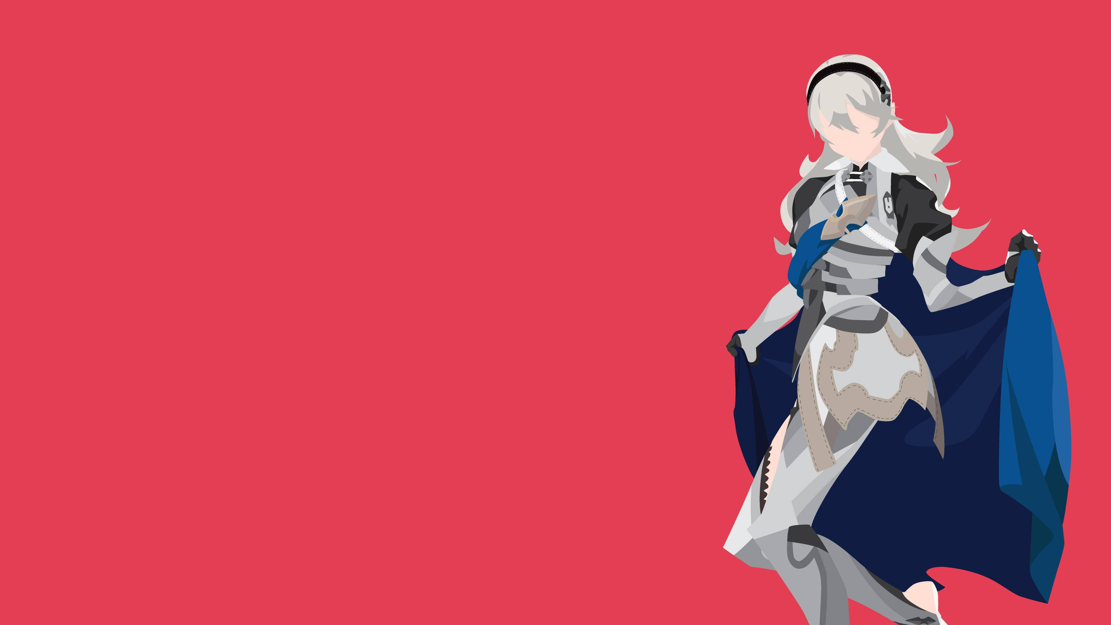 Fire Emblem Warriors, minimalist, female Corrin, 4K Desktop Wallpaper