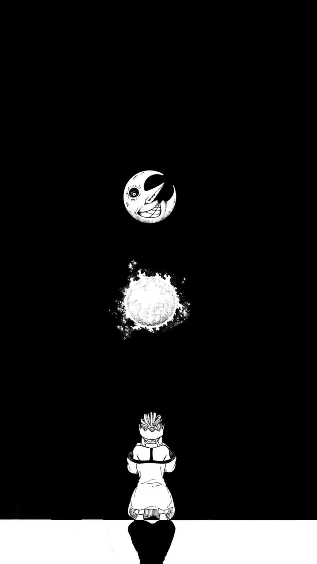 Fire Force Haumea, moon, sun, Full HD Phone Wallpaper
