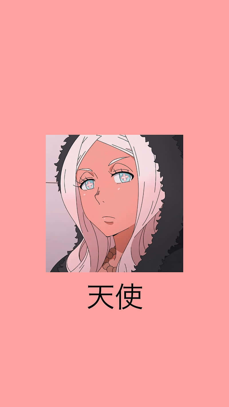 Fire Force Hibana, white-haired character, blue eyes, HD Phone Wallpaper