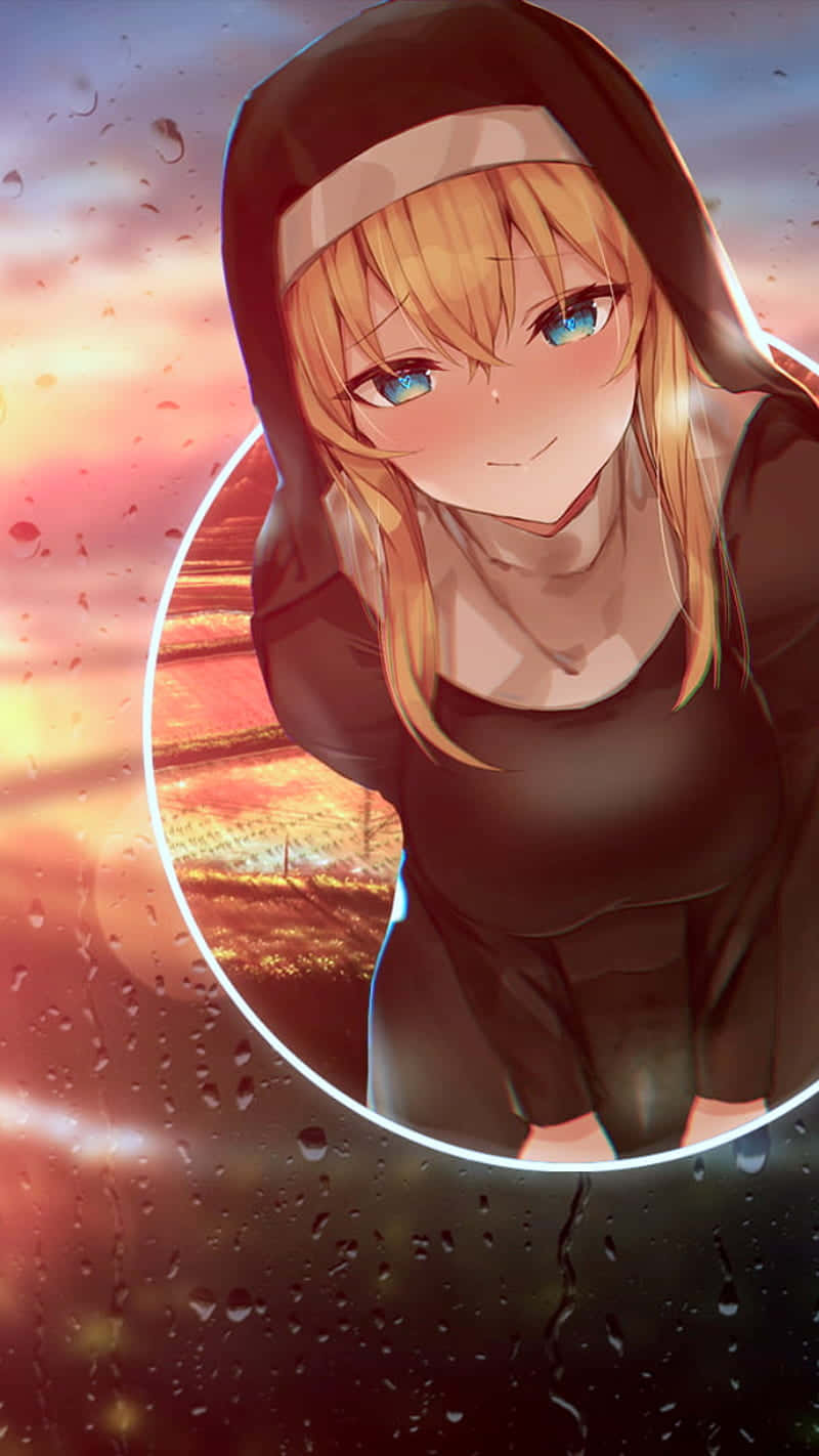 Sunset Glow Iris Fire Force, Fire Force, anime girl, HD Phone Wallpaper