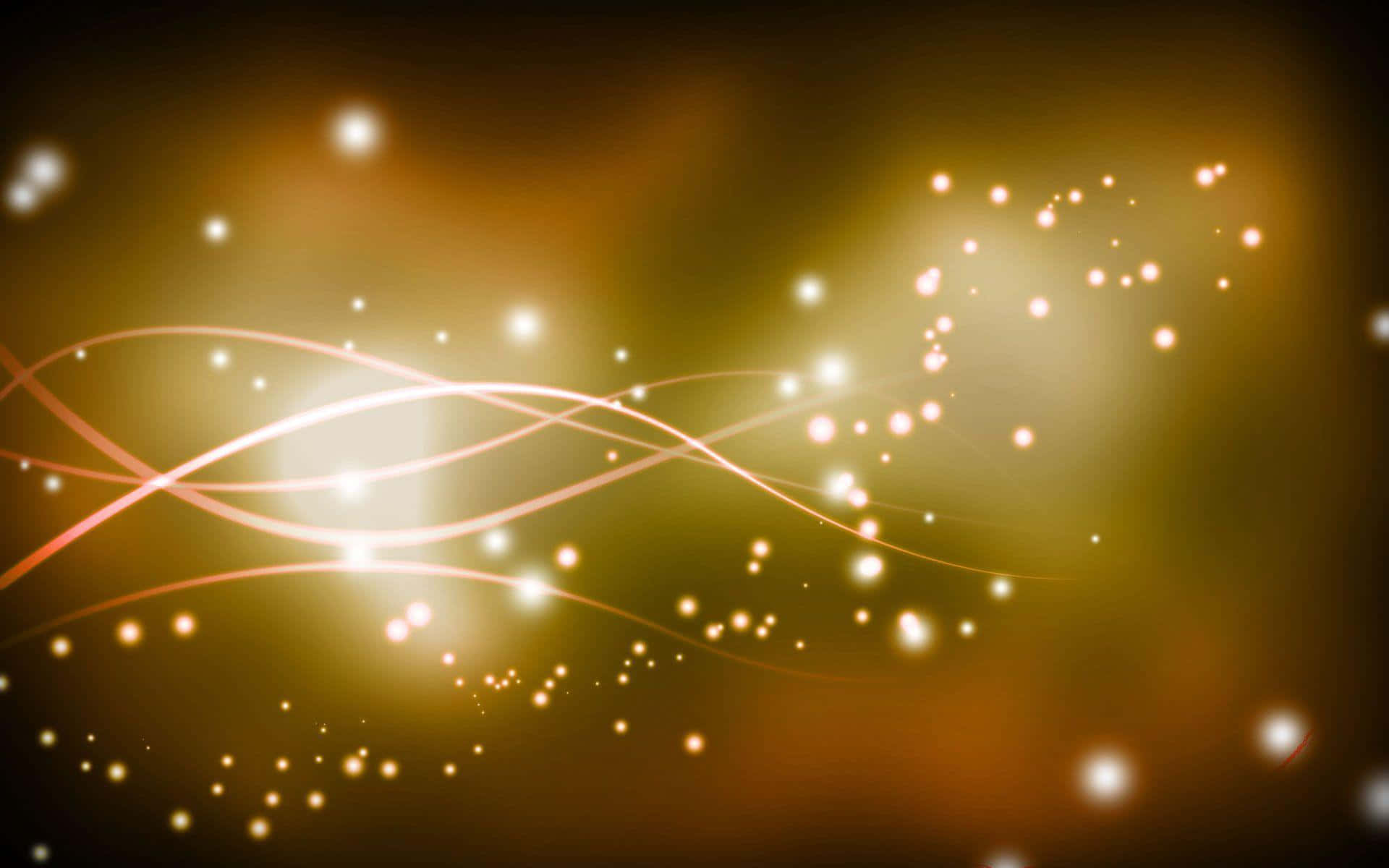 Firefly HD, golden abstract background, glowing light streaks, Full HD Desktop Wallpaper