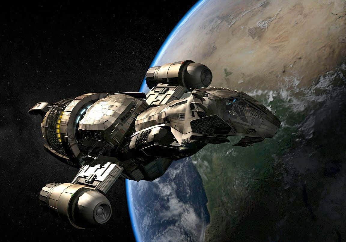 Firefly, spaceship, Earth, SD Desktop Wallpaper