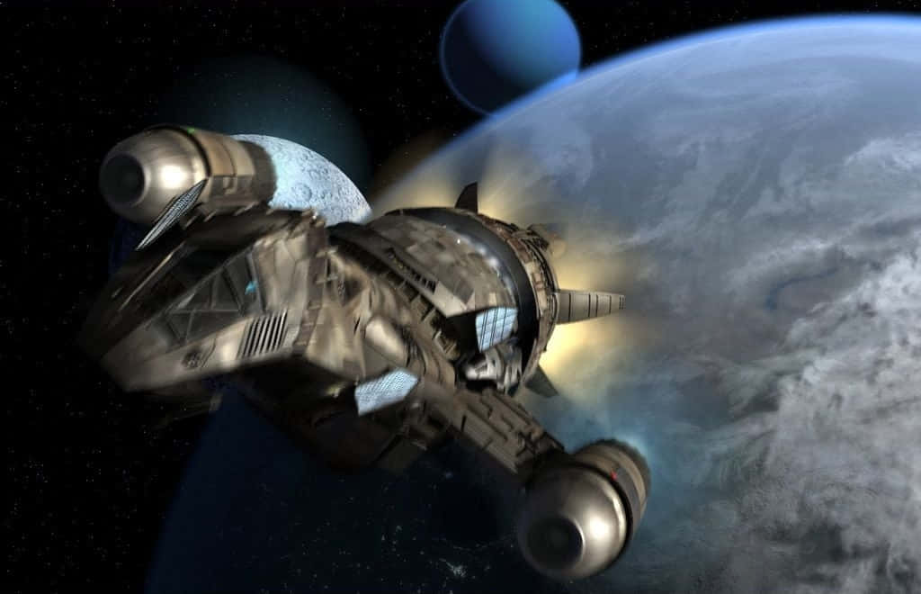 Firefly, spaceship, Earth, SD Desktop Wallpaper
