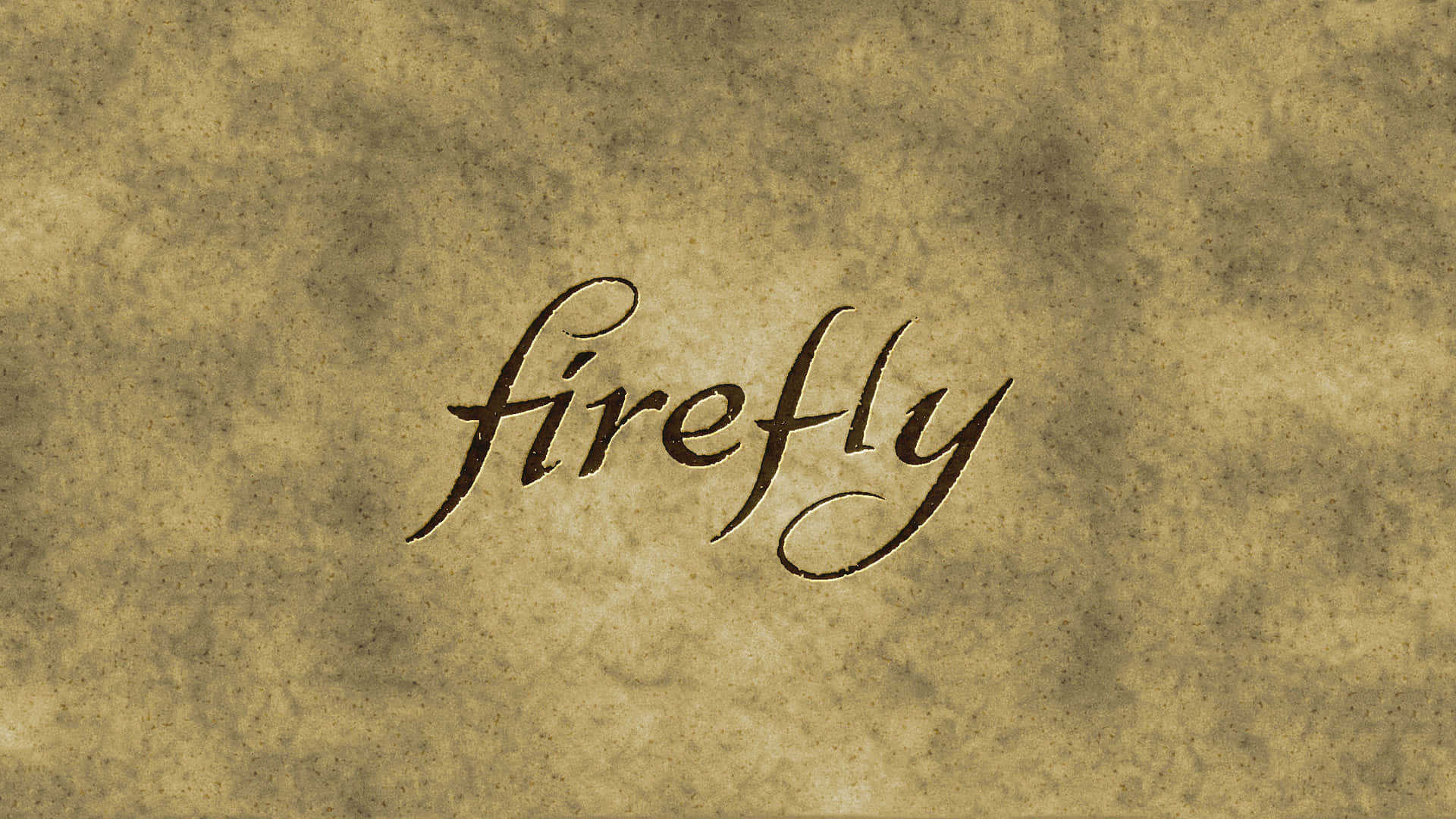 Firefly, dark ink, textured vintage parchment, Full HD Desktop Wallpaper