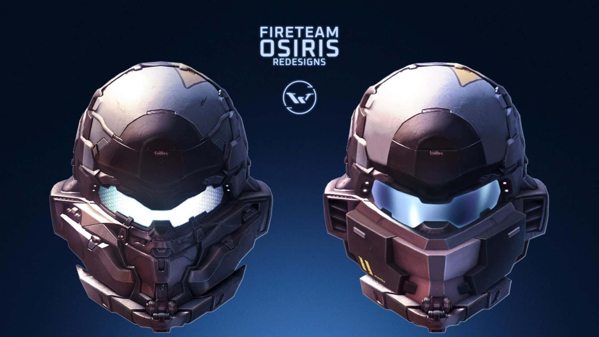 Fireteam Osiris, futuristic helmet designs, glowing visors, Full HD Desktop Wallpaper