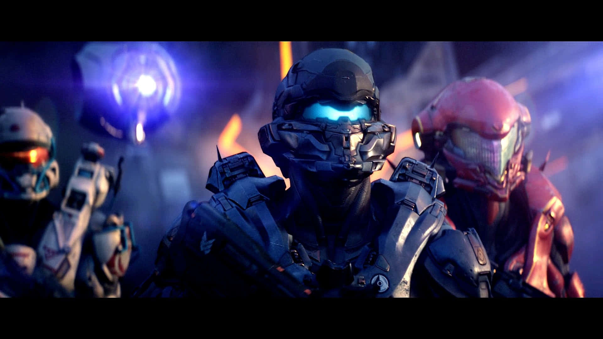 Fireteam Osiris, futuristic gear, dimly lit sci-fi environment, Full HD Desktop Wallpaper
