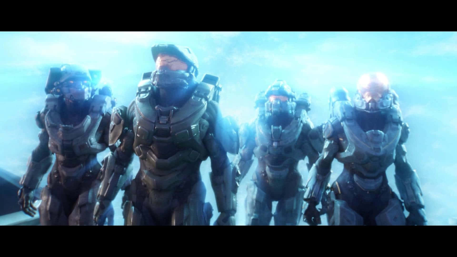 Fireteam Osiris, futuristic gear, bright blue sky, Full HD Desktop Wallpaper