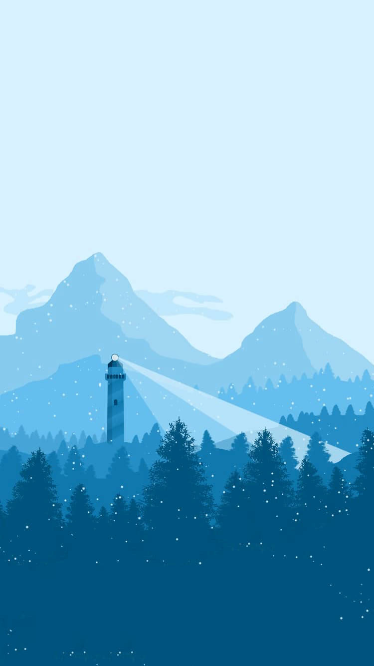 Firewatch, lighthouse, winter, HD Phone Wallpaper