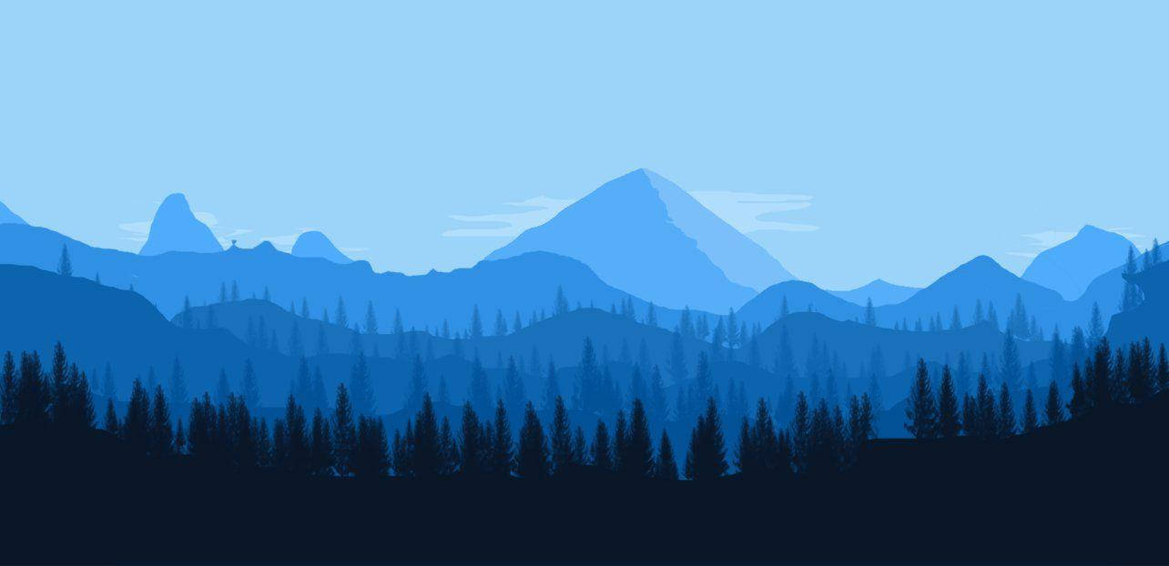 Firewatch, Blue Mountains, pine forest, HD Desktop Wallpaper