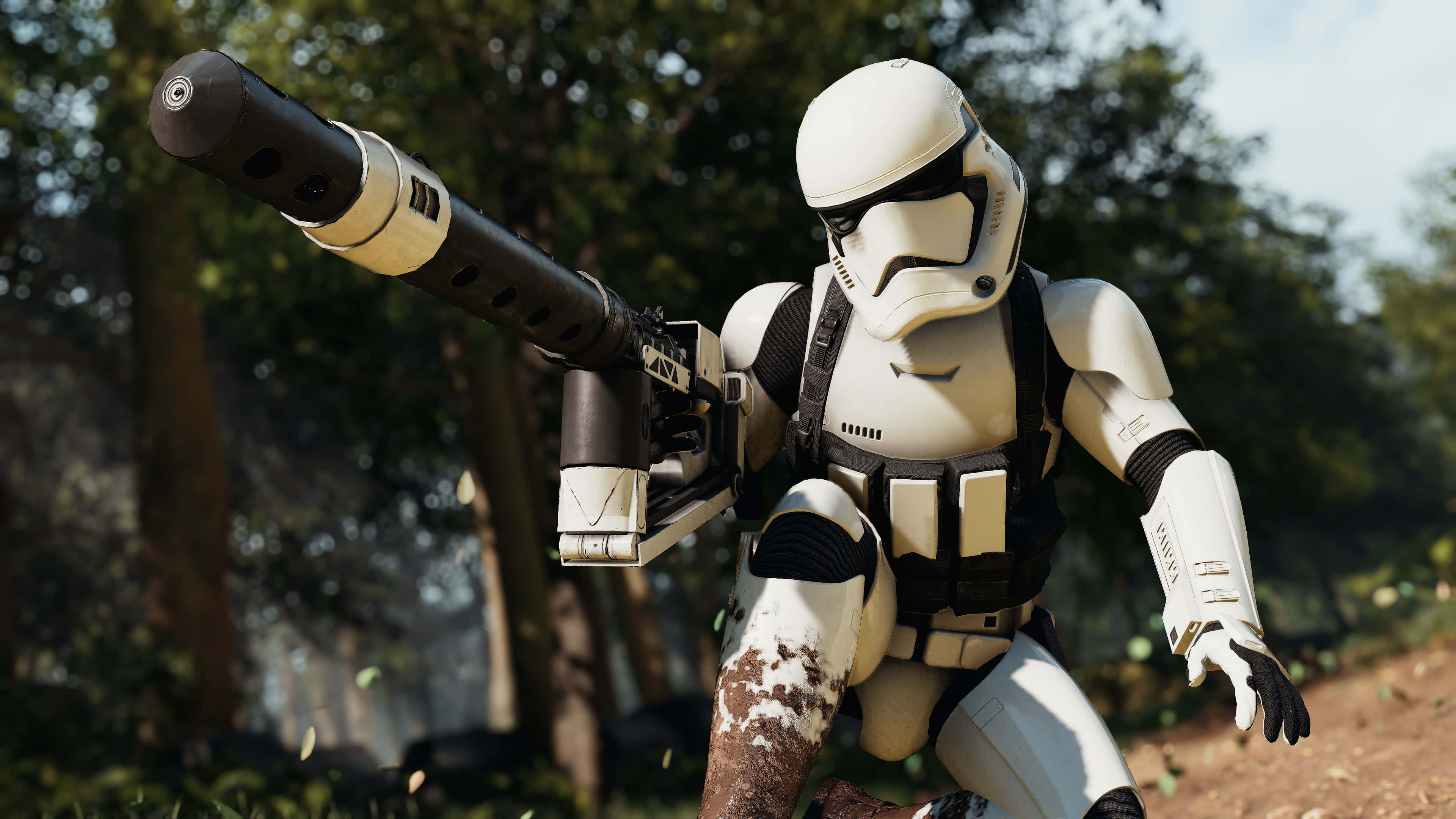 First Order, stormtrooper, white armor, 4K Desktop Wallpaper