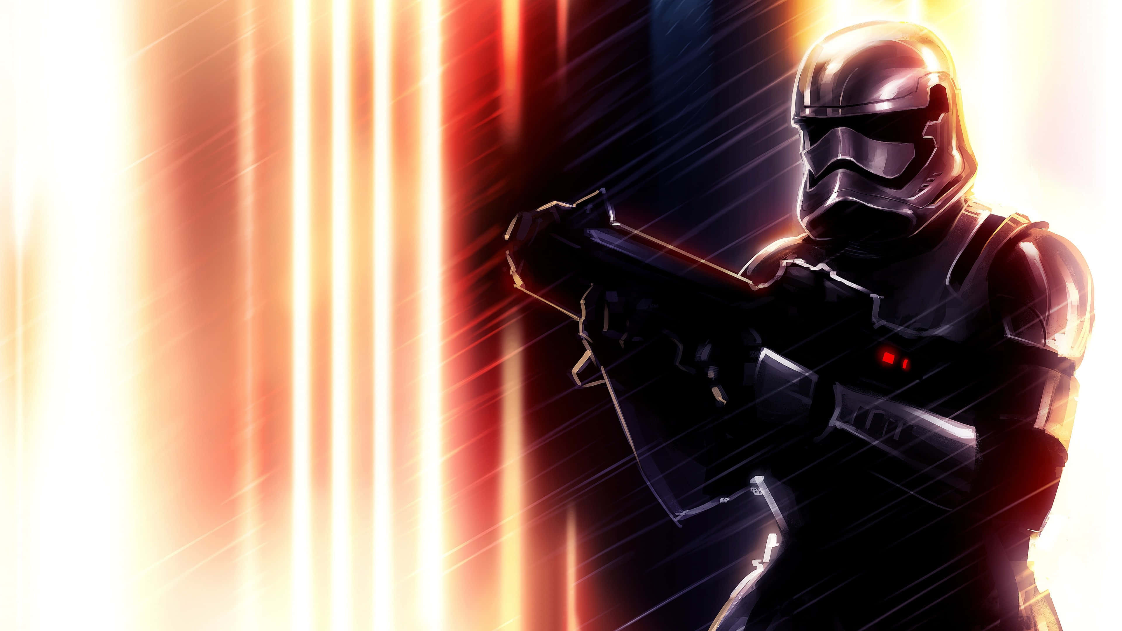 First Order, stormtrooper, blaster, 4K Desktop Wallpaper