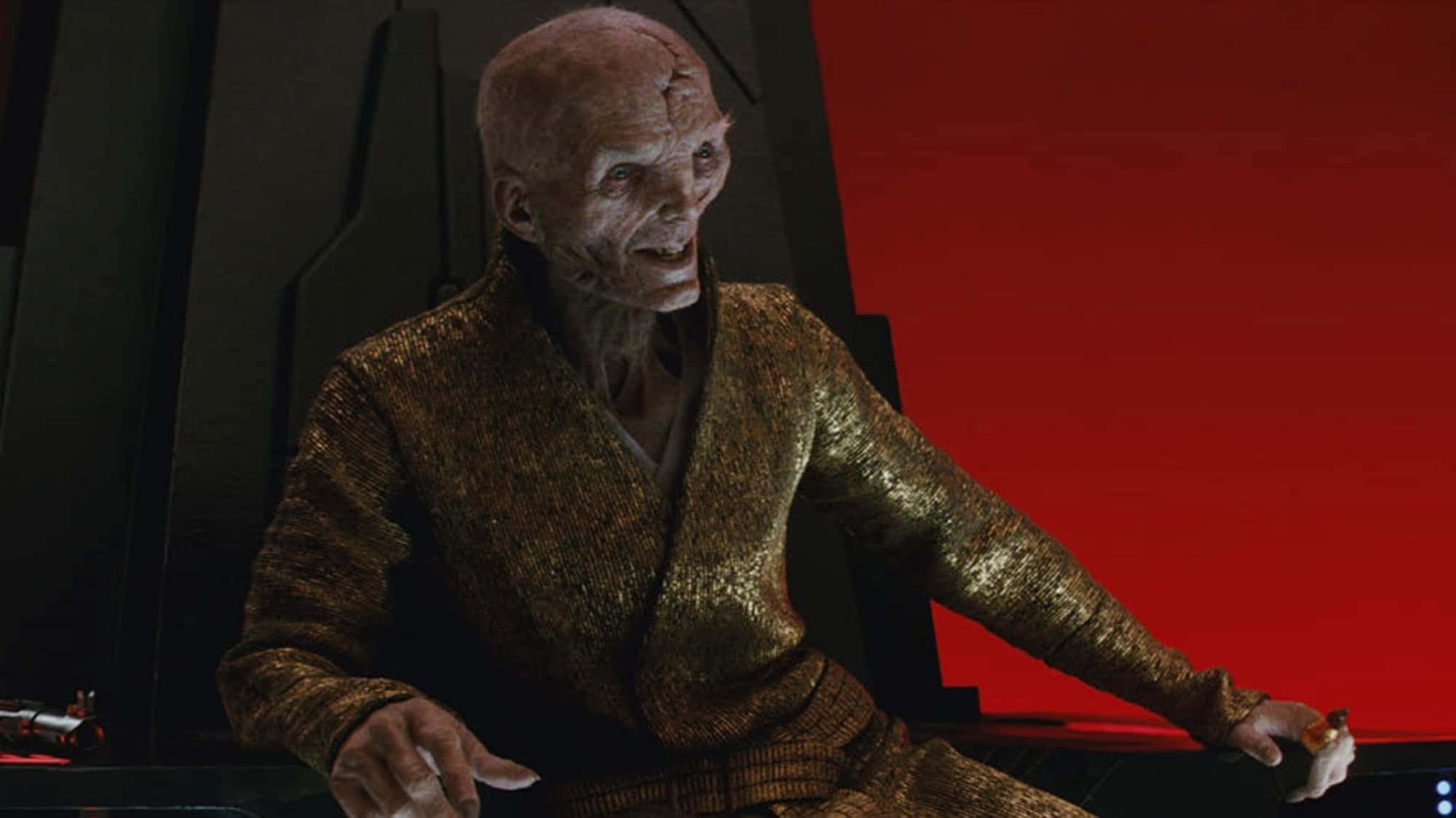 The First Order, pale bald alien, glowing eyes, Full HD Desktop Wallpaper