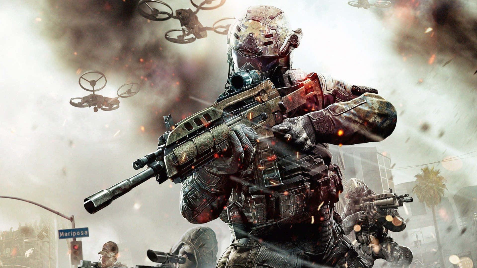 First-Person Shooter Games, tactical gear, rifle, Full HD Desktop Wallpaper