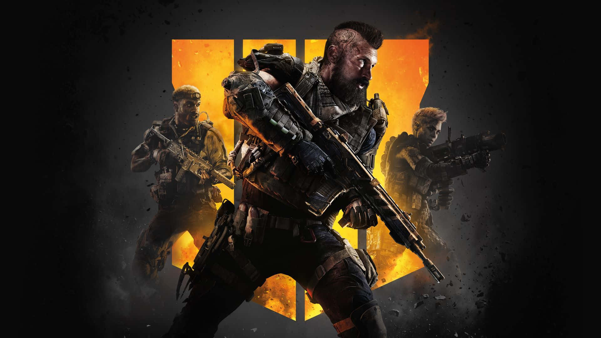 First-Person Shooter, tactical gear, rifles, Full HD Desktop Wallpaper