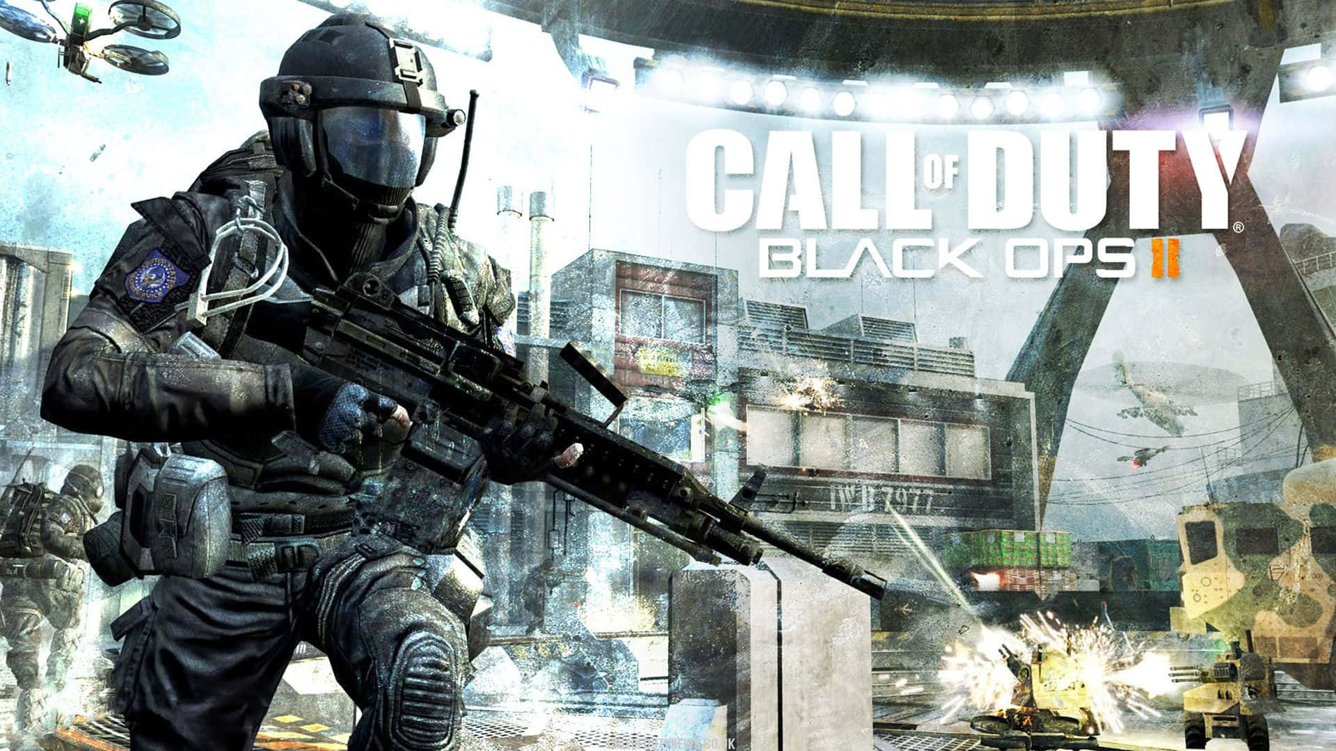 First-person Shooter, tactical gear, rifle, Full HD Desktop Wallpaper