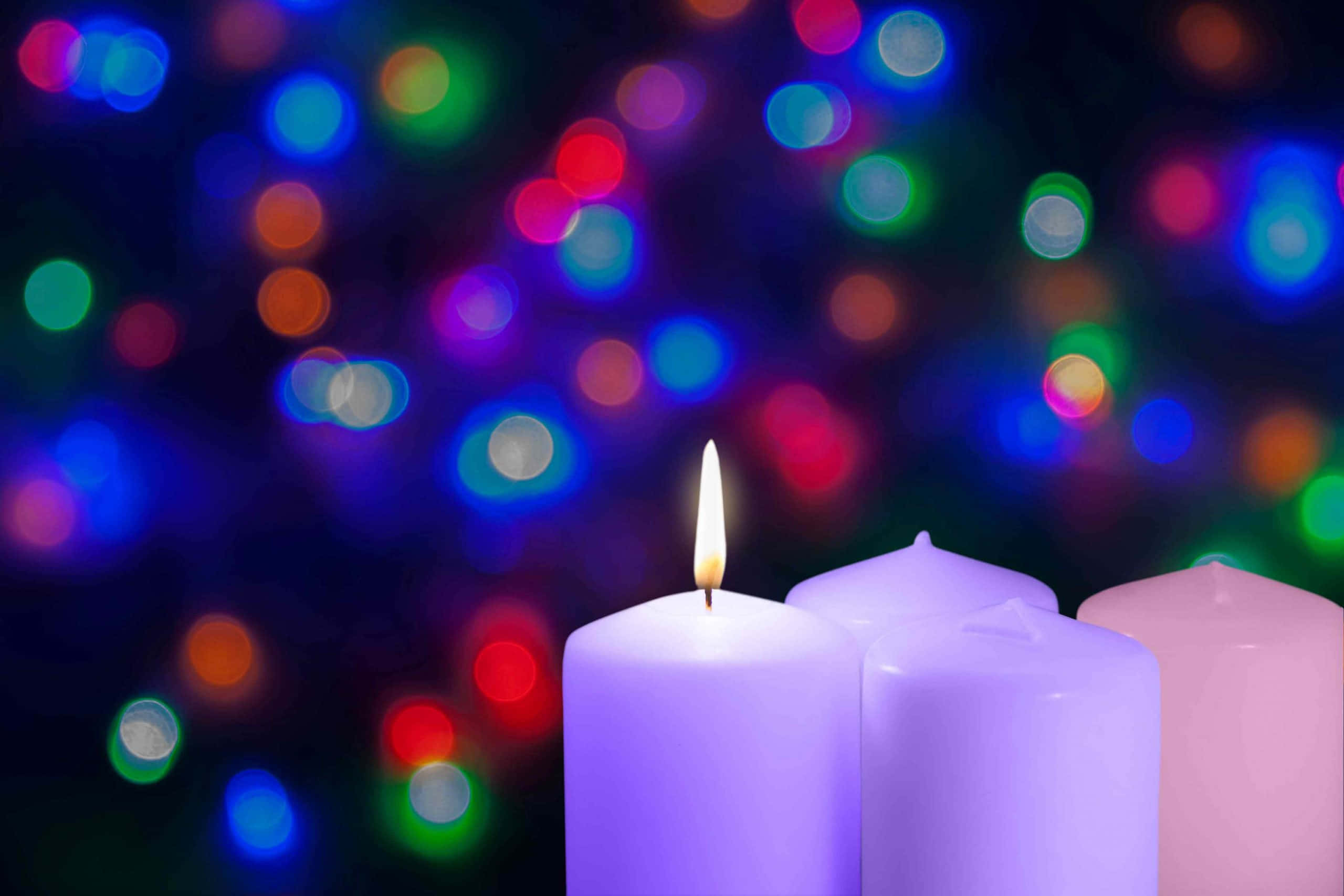 First Sunday Of Advent, purple, pink, 2K Desktop Wallpaper