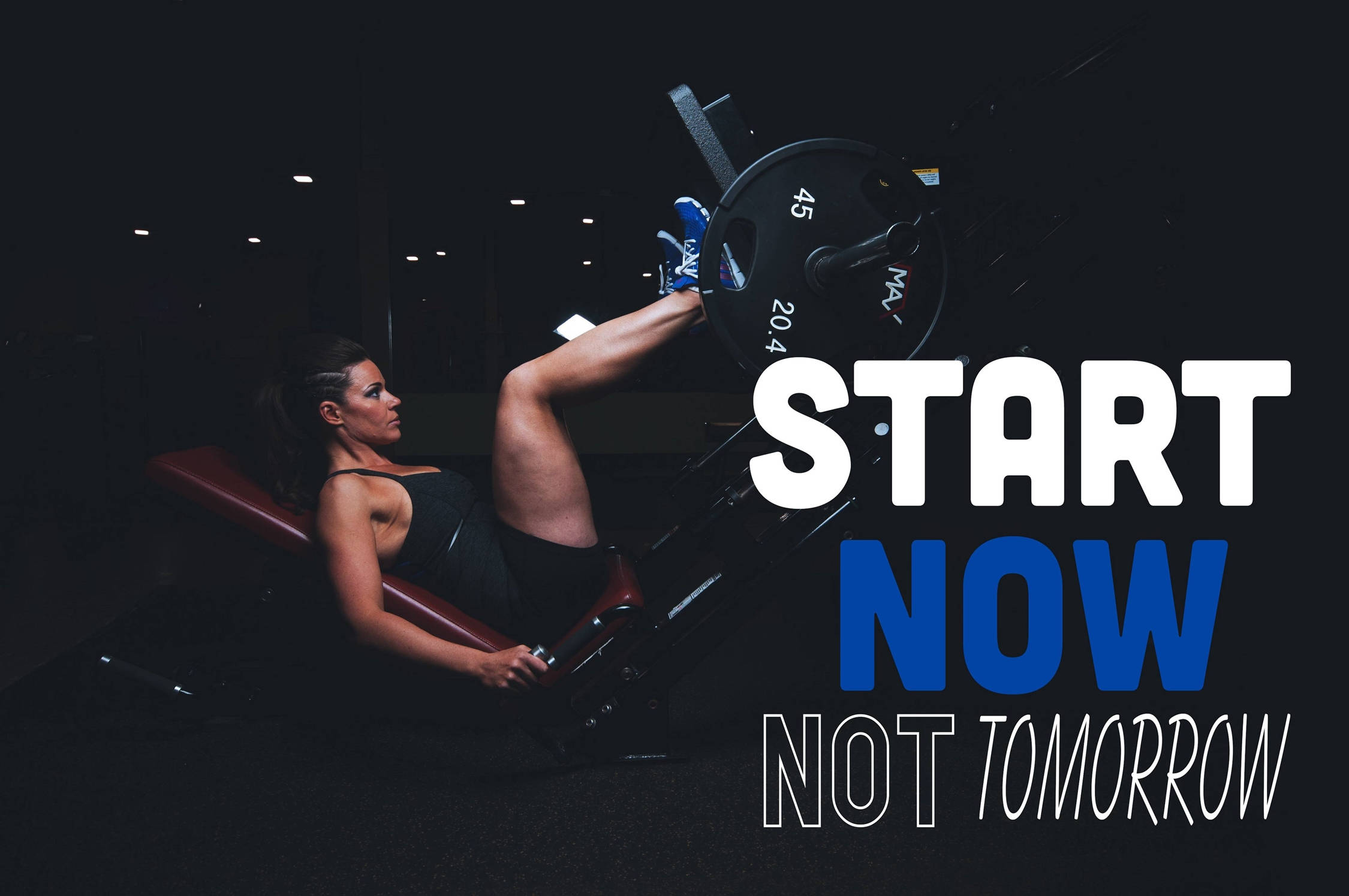 start now fitness motivations, gym, barbell, Full HD Desktop Wallpaper