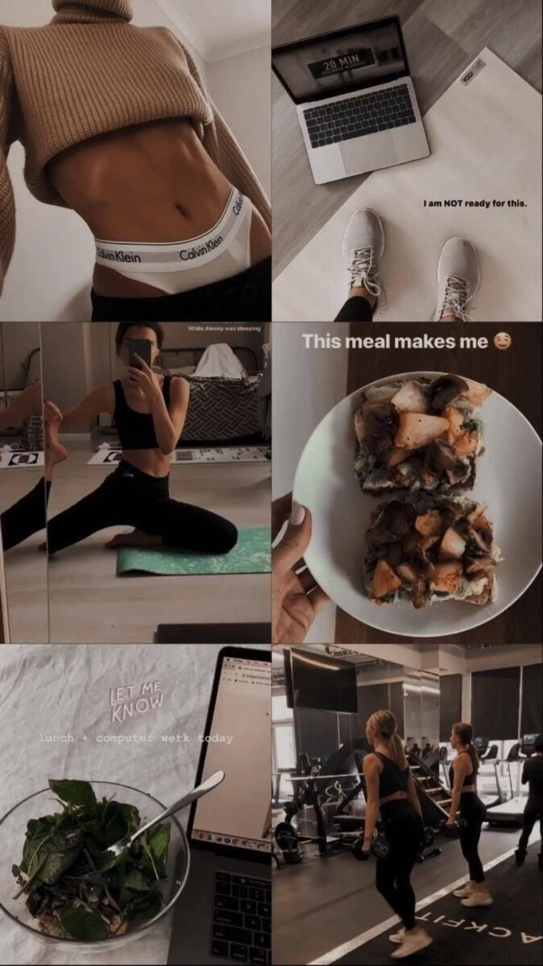 That Girl Aesthetic, yoga, abs, Full HD Phone Wallpaper