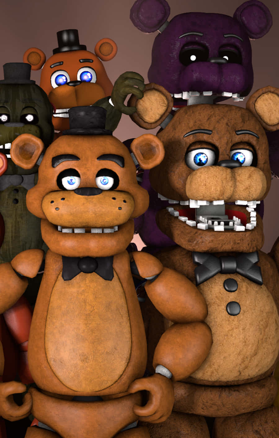 Five Nights At Freddys, iPhone, animatronic bears, HD Phone Wallpaper