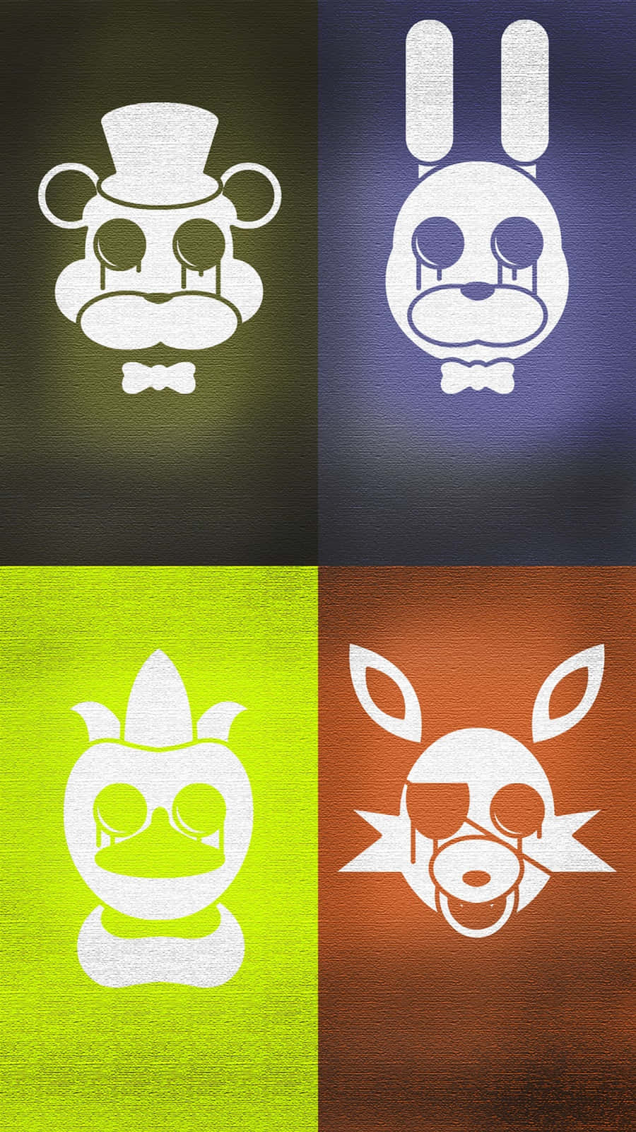 Five Nights At Freddys, iPhone, animatronic faces, HD Phone Wallpaper