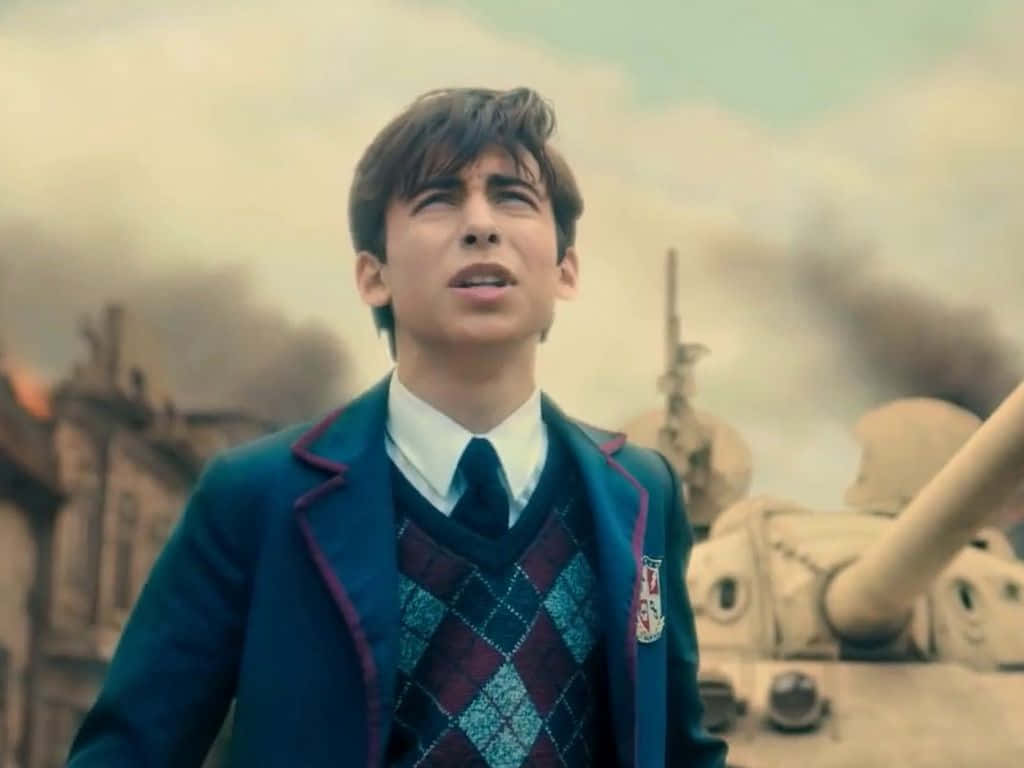 Five Umbrella Academy, school uniform, tank, SD Desktop Wallpaper