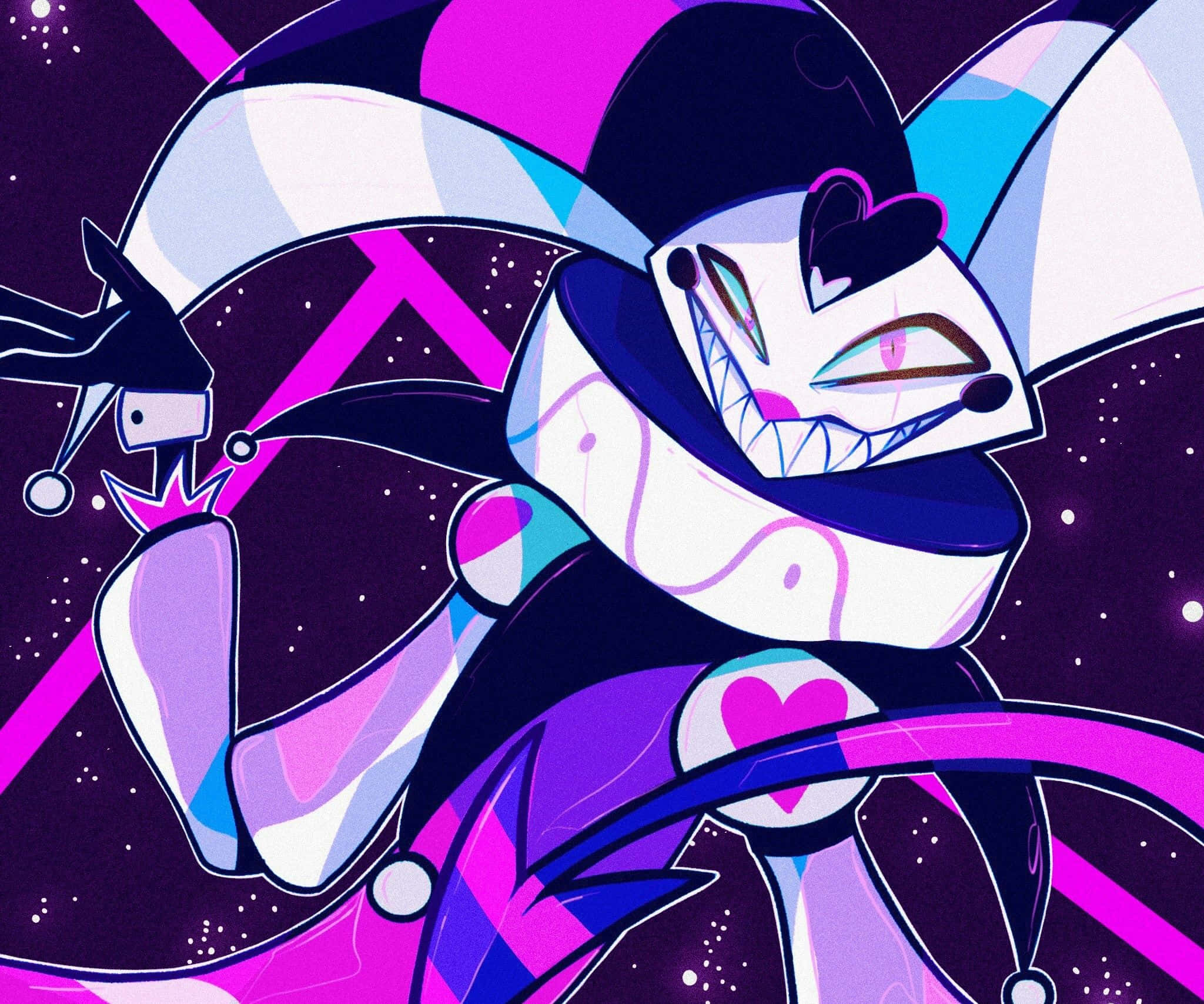 Fizzarolli, jester character, sharp teeth, Full HD Desktop Wallpaper