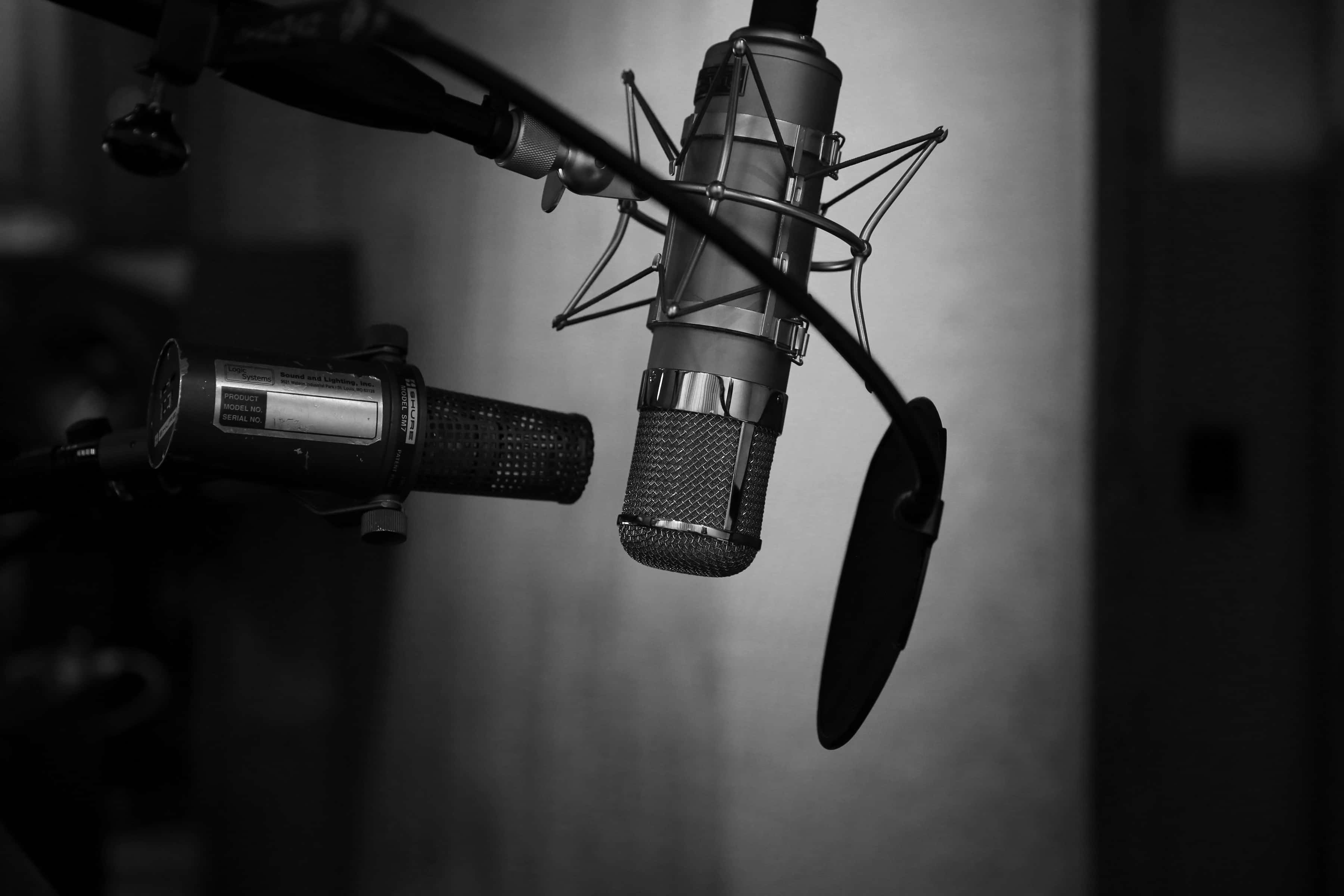 Fl Studio, mic condenser, recording booth, 2K Desktop Wallpaper