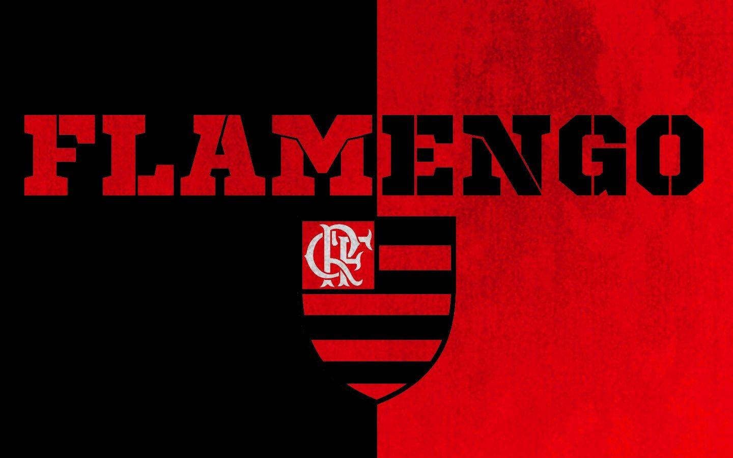 Flamengo FC, red and black, Flamengo logo, HD Desktop Wallpaper
