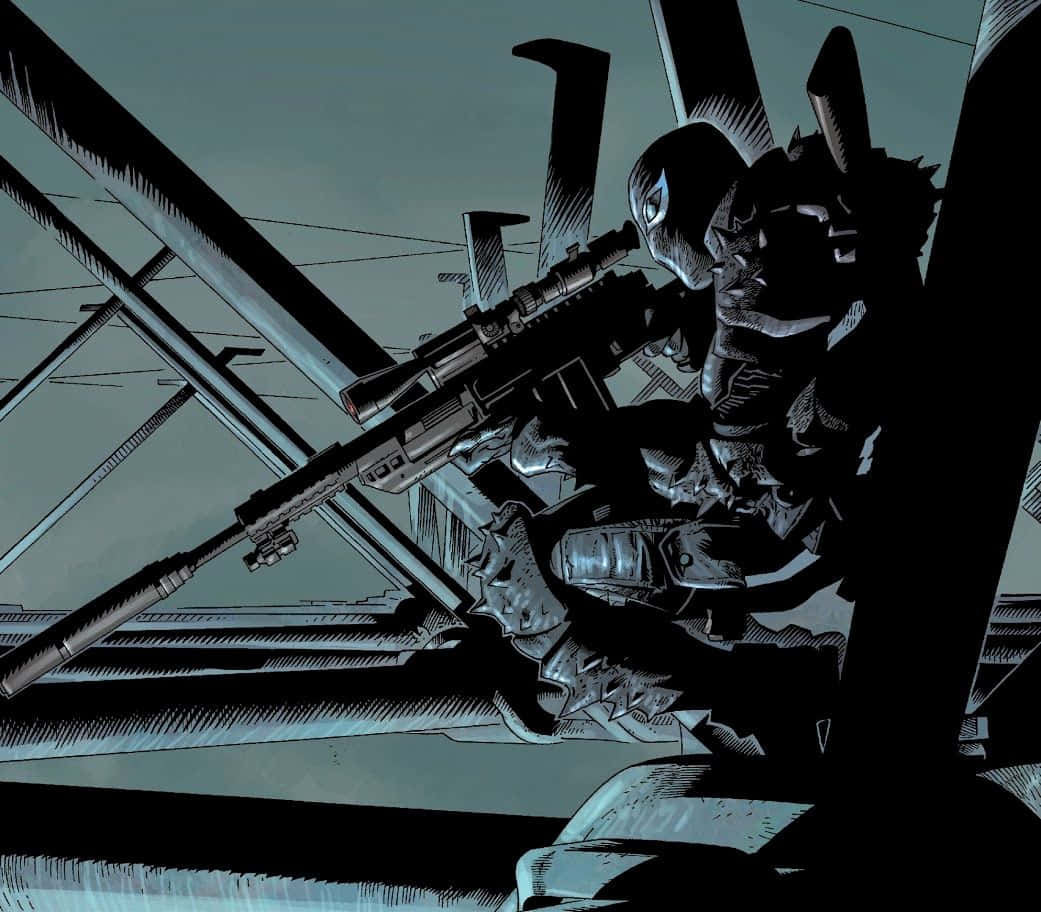 Flash Thompson, tactical gear, masked sniper, SD Desktop Wallpaper