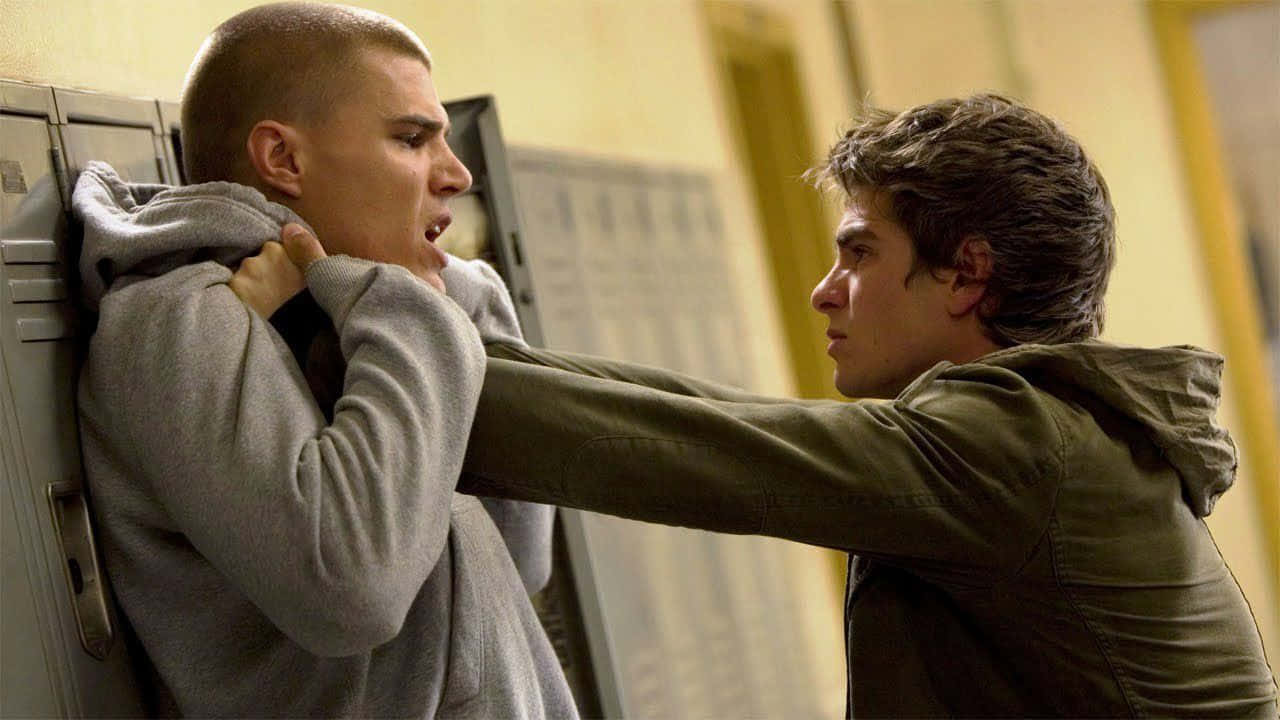 Flash Thompson, school hallway, hoodie, HD Desktop Wallpaper